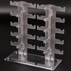 10Pair Clear Acrylic Sunglasses Display Eyeglass Frame Rack Display Organizer Show Holder Rack