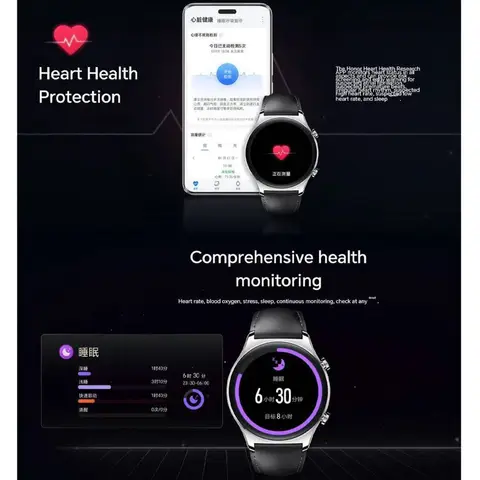 Original HONOR Watch GS 4 Smart Watch 1.43'' 5ATM GPS Bluetooth Call Smartwatch Heart Rate SpO2 Monitor Fitness Sport Watch