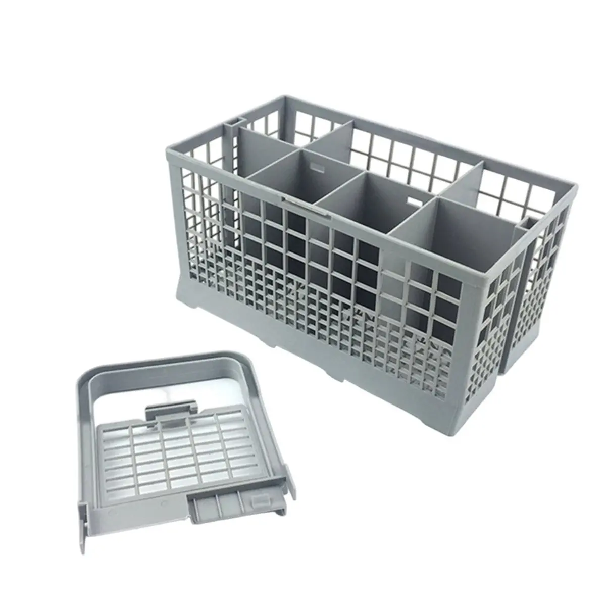 Multifunctional Dishwasher Basket Universal Foldable Cutlery Holder Dishwasher Basket Accessory Knife and Fork Storage
