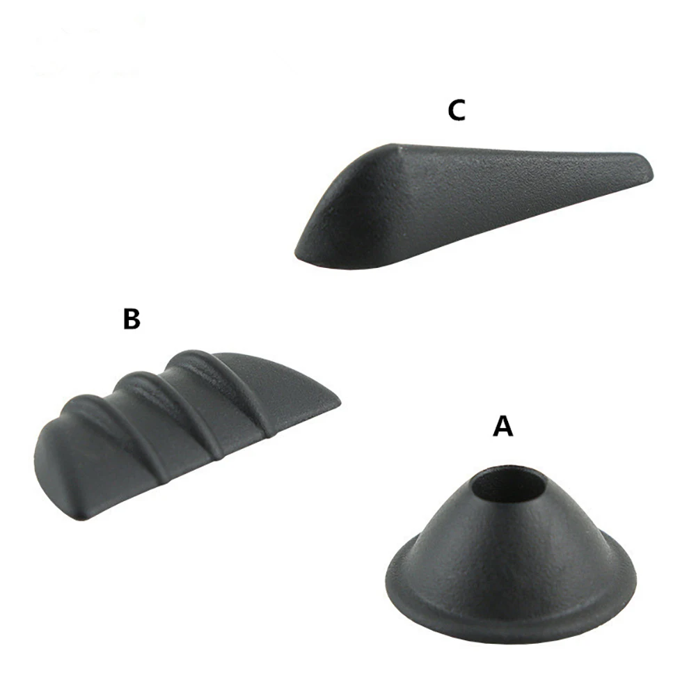 Protecteurs De Bord De Rétroviseur En Fibre De Carbone - Lot De 2 - Dimensions 8.7x1.45 Cm Et 11.3x1.45 Cm - Autocollants Anti-rayures