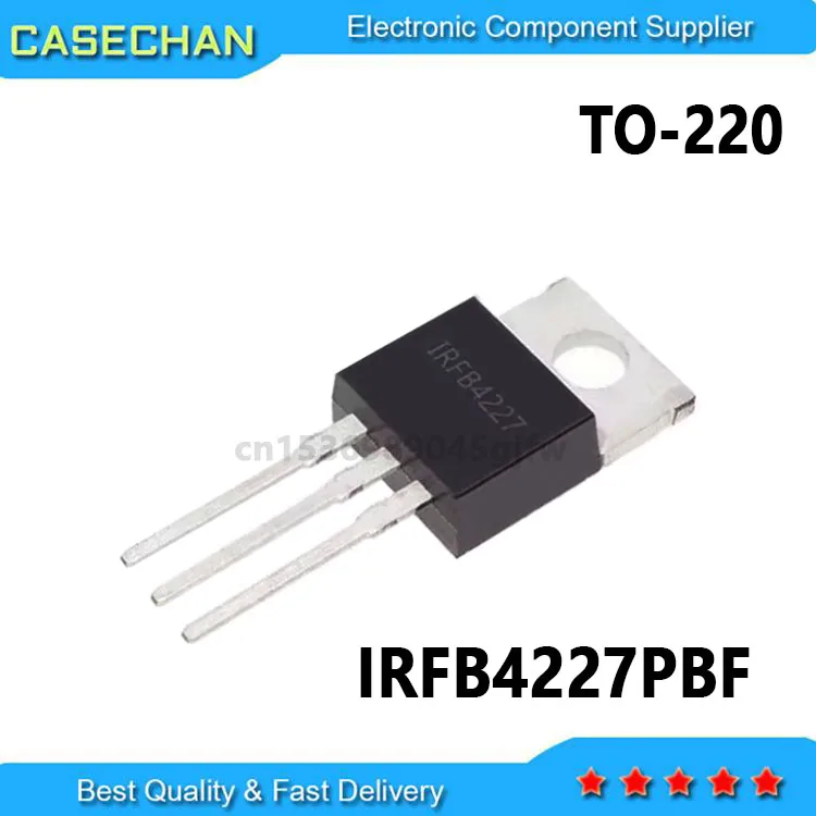 10 Uds nuevo y Original IRFB4227 IRFB4228 IRFB4229 IRFB4227PBF TO-220 46A 200V