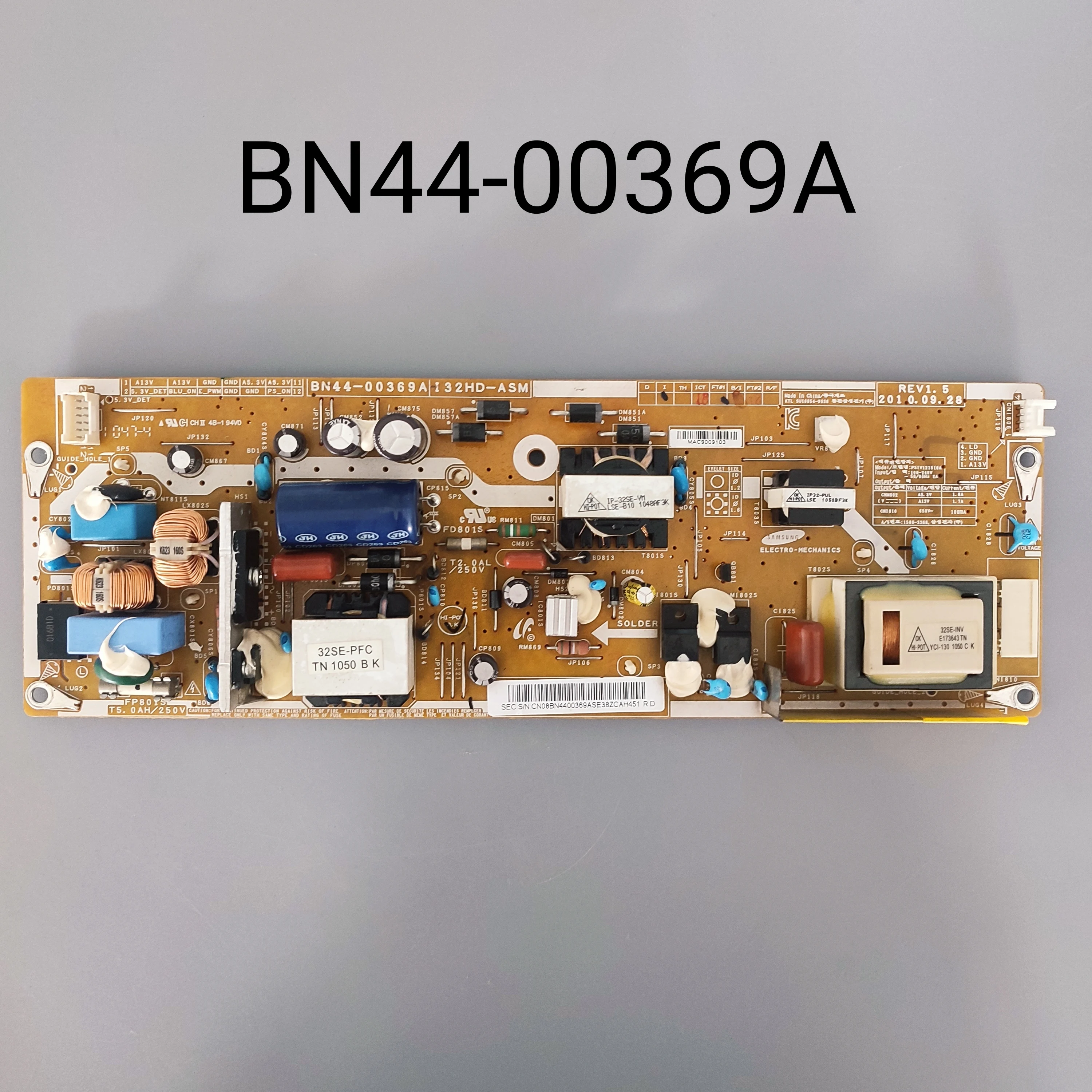 Для SAMSUNG BN44-00369A плата питания для 32-дюймового ЖК-телевизора LN32C350D1D была протестирована на правильную работу