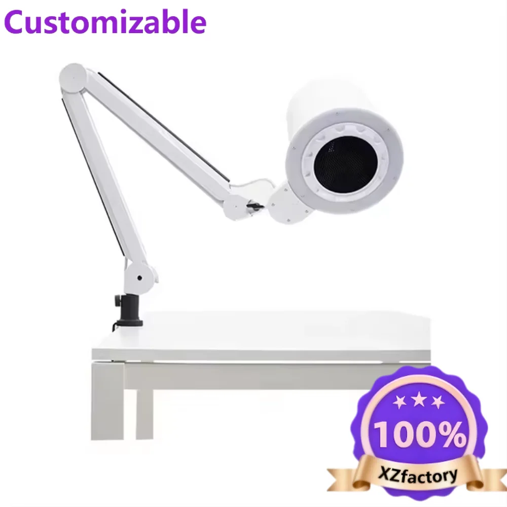 Factory Direct 2026 Two-in-One Shadowless Lamp Nail Dust Collector Client Manicure Tables