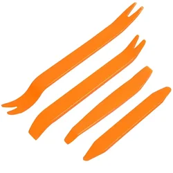 4Pcs Car Door Clip Panel Removal Tools Audio Video Dashboard Dismantle Kits Installer Pry Tool Plastic Trim Panel Repair Tools