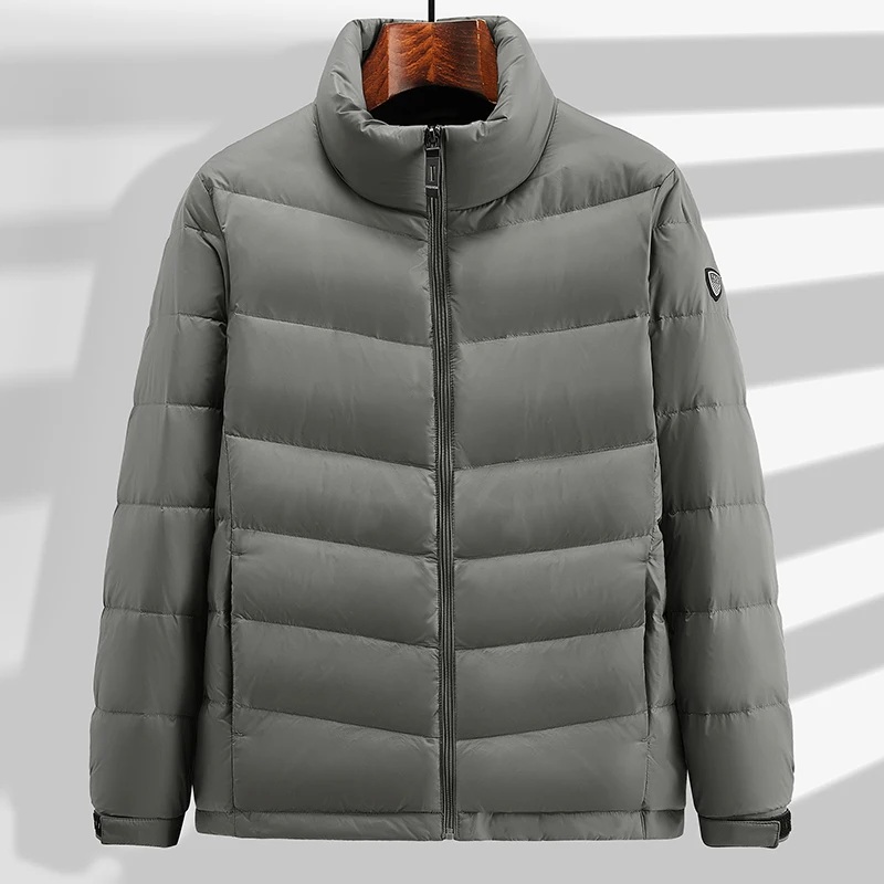 

Men's White Duck Down Jacket Warm Thick Puffer Jacket Coat Male Casual High Quality Overcoat Thermal Winter Parka Plus Size 8xl