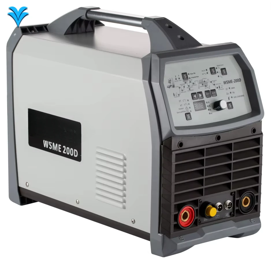 Digital Panel Foot Padel Control Aluminium Welder Welding Pulse TIG AC DC 200P WSME 200D