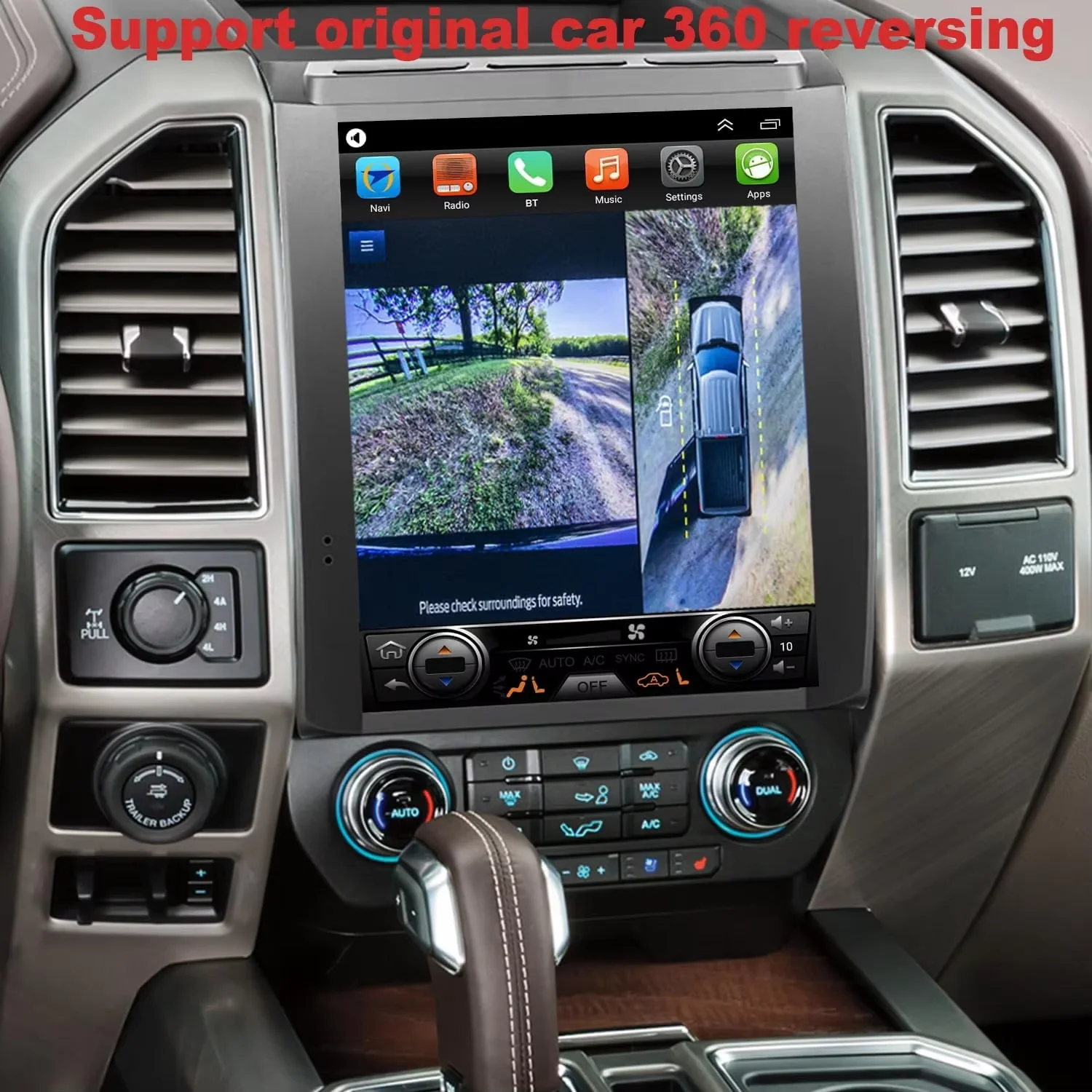 

Для Ford F150 2015 2016 2017 2018 2019 2020 CarPlay автомобильный радиоприемник обновление стерео Android 13 GPS сенсорный экран мультимедийная навигация