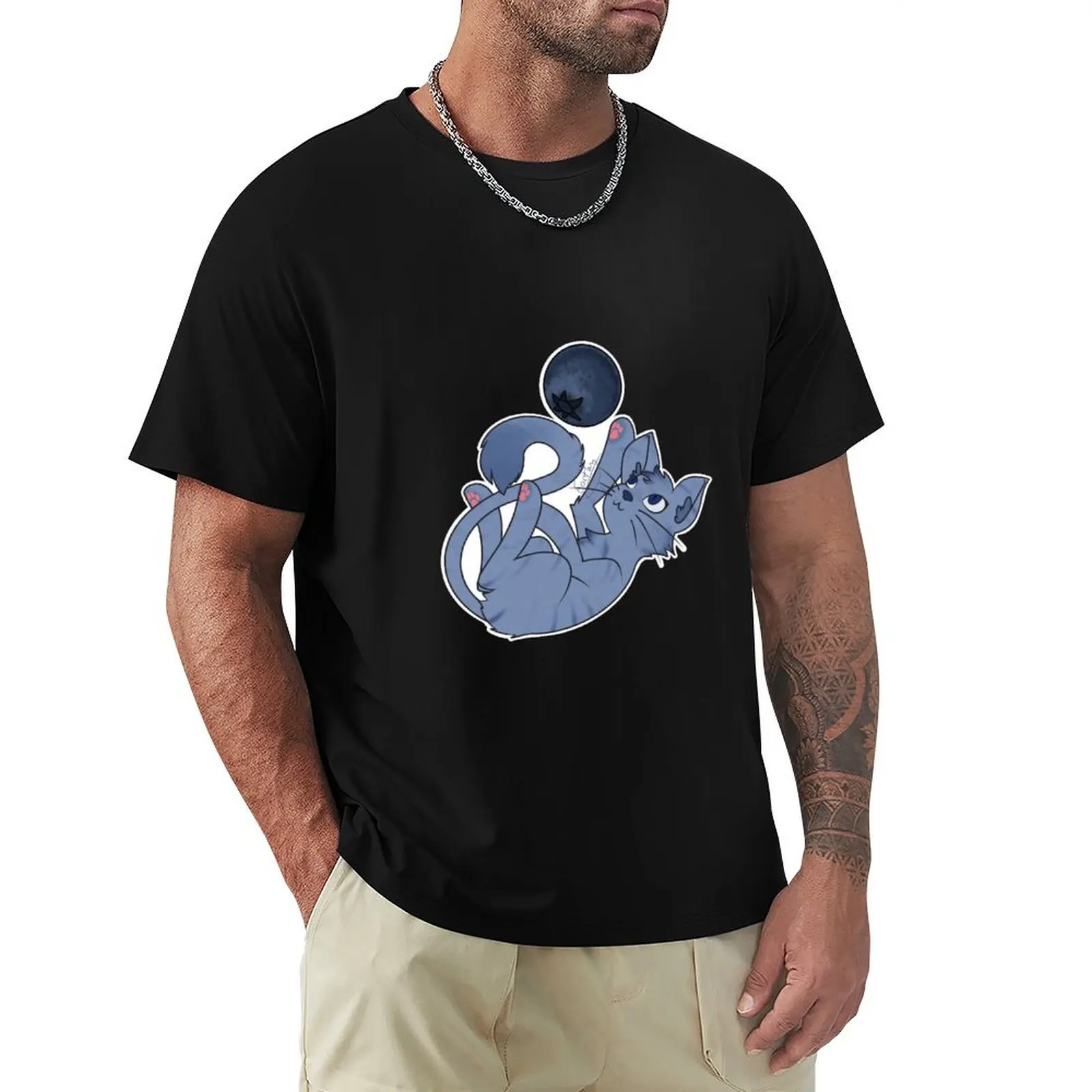 

Blu the Blueberry Kitten T-Shirt Casual Work Wear T-Shirt