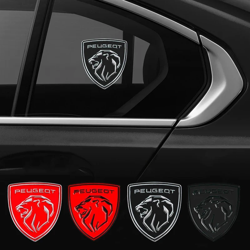 Car Sticker 3D Metal Badges Trunk Body Window Side Decoration for Peugeot 408 4008 308 3008 Rifter 5008 508 2008 208 301 RCZ 407