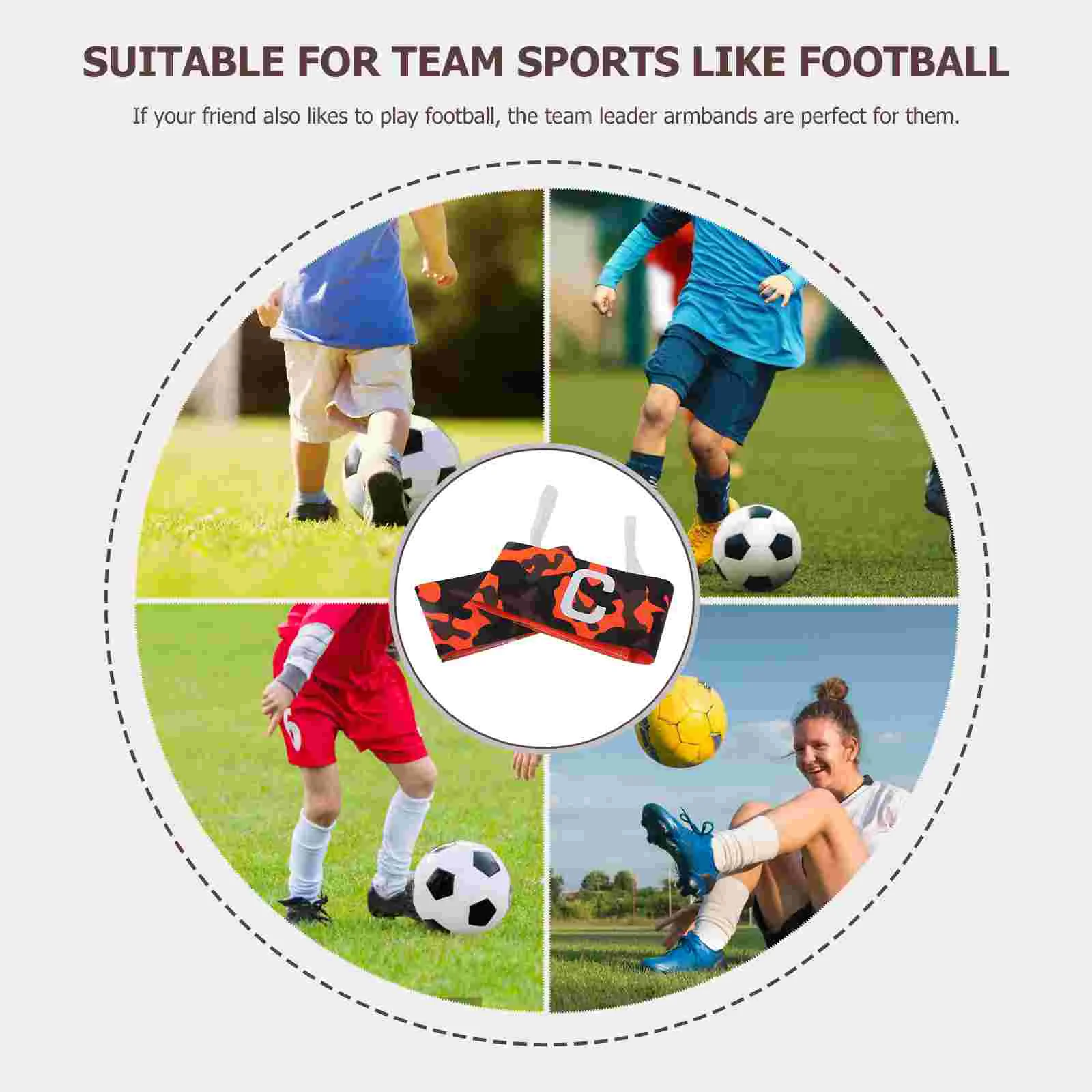 2 個の腕章サッカー用品バスケットボール弾性麻ひもアクセサリーサッカーバンドナイロン肌に優しい