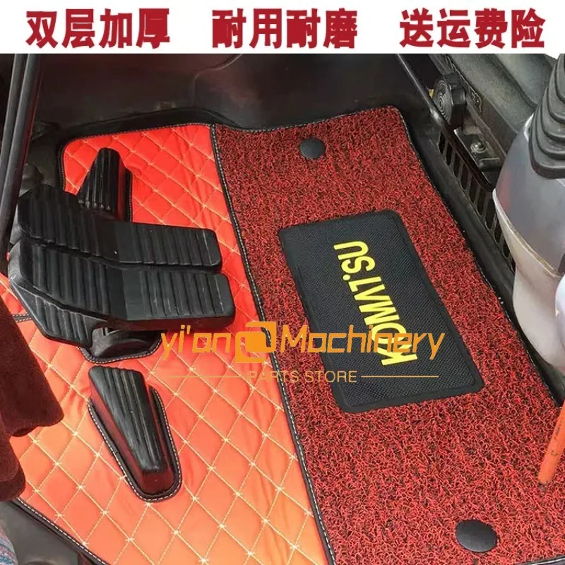 

Excavator floor Mat Komatsu 56-7 60-8 200 210 220 240-5-6-7-8 Driving Cab Mat Blanket digger parts