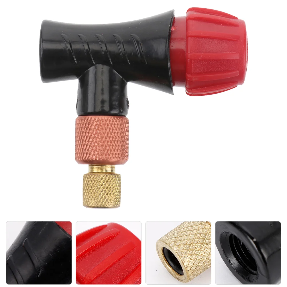 

Tire Bicycle Pump Bike Inflator Head Valve for Mountain Bikes Inflatable Mini Portable Alloy Co2