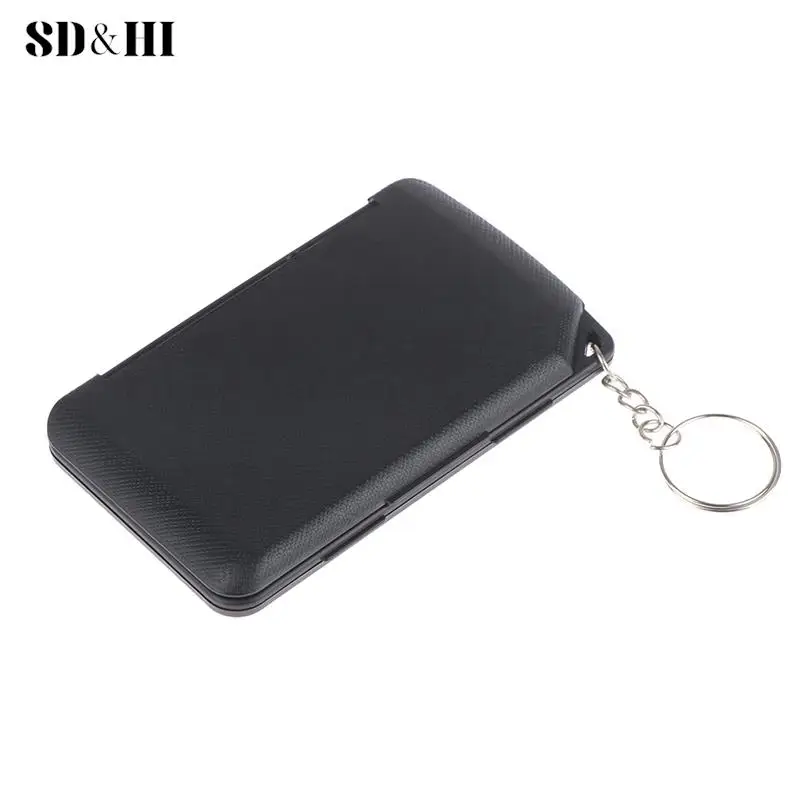 Kristall klare Schlüssel Palm Clam shell Rechner Tasche tragbare Mini Student Rechner Büromaterial