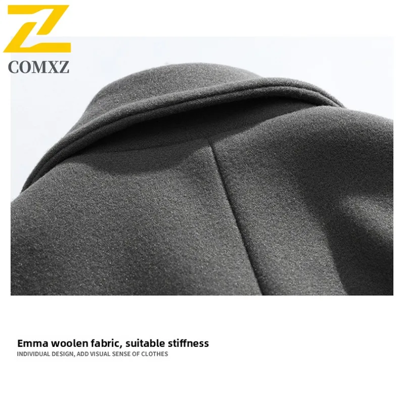 COMXZ Izexx Fashion Autumn Winter Korean-style Wool waterproof and windproof outdoor sports Warm tactics lightweight windbreaker