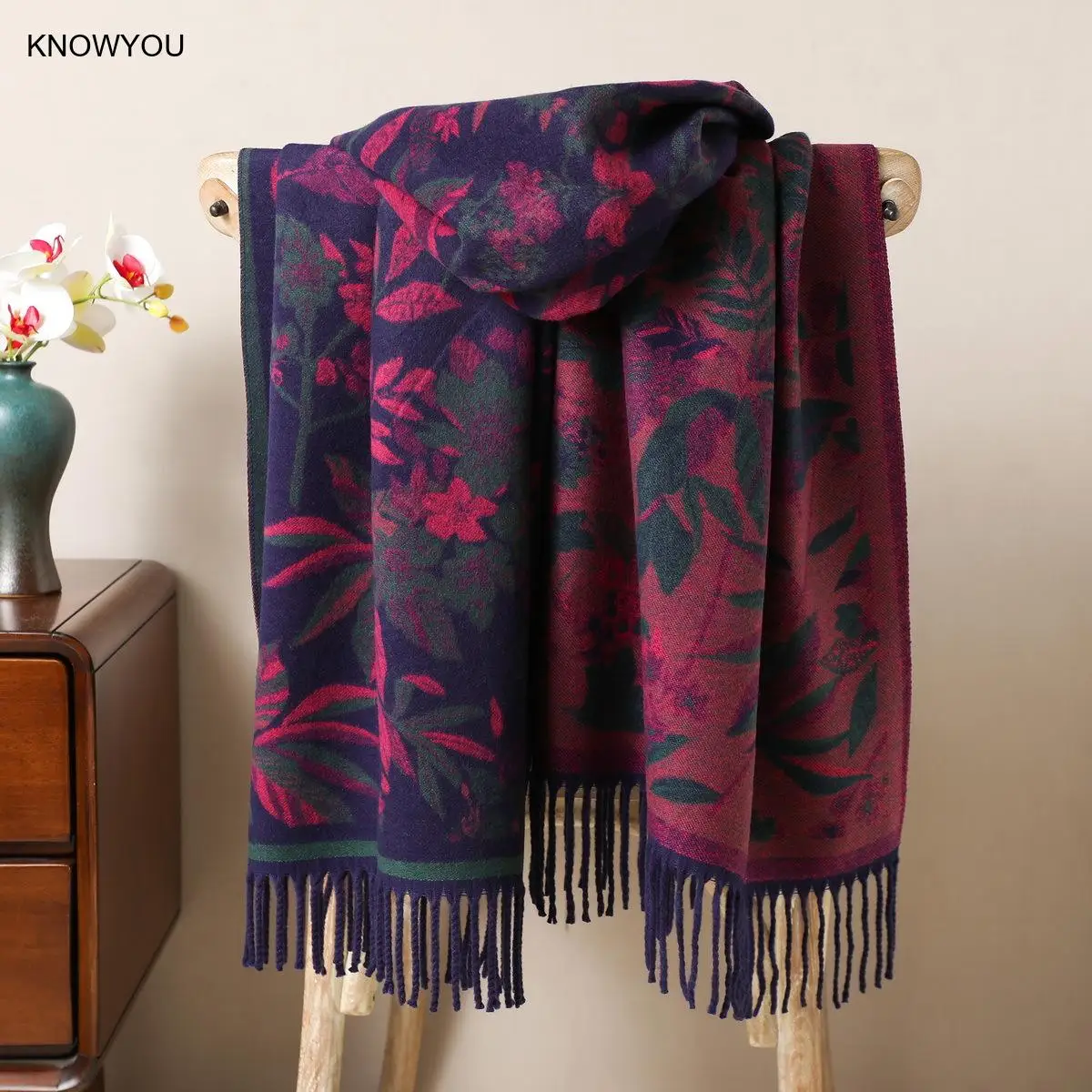 

Утолщенный шарф из искусственного кашемира, одеяло, женское теплое Echarpes, пашмина, осень-зима, новая шаль, шарфы из пашмины Bufanda