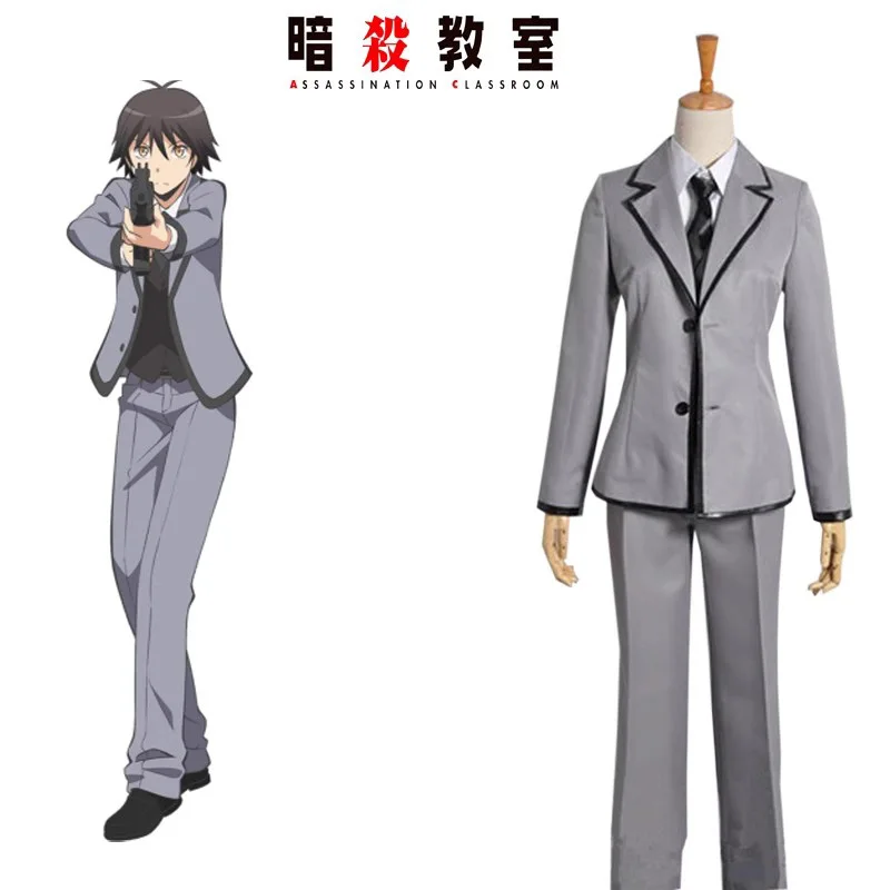 Conjunto completo assassinato sala de aula sugino tomohito cosplay traje qualquer tamanho uniforme escolar de halloween 2026