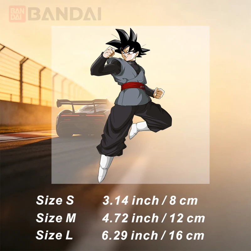 Car Stickers Anime Fighter Grey Uniform Red Belt Vinyl Decal Waterproof Die Cut for Car Window Laptop Decoration Auto Decor