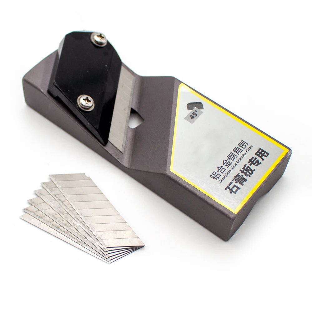 

Gypsum Board Planer Carpentry Flat Square Plane Drywall Edge Chamfer Woodworking V Type Plasterboard Cutter