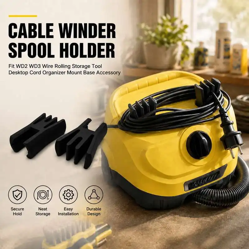 WD2 WD3 Compatible Cord Roller Spool Stand Desktop Cable Winding Storage Wire Organizer Tool Accessory