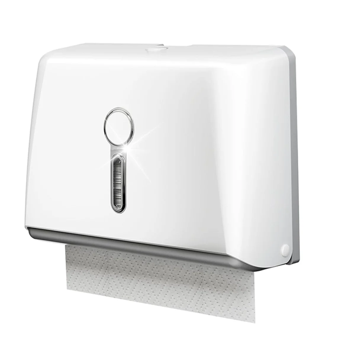 

Commercial Paper Towel Dispenser Wall Mount with Key Pack No Drilling or Screws Install for Bathroom Restroom Kitchen