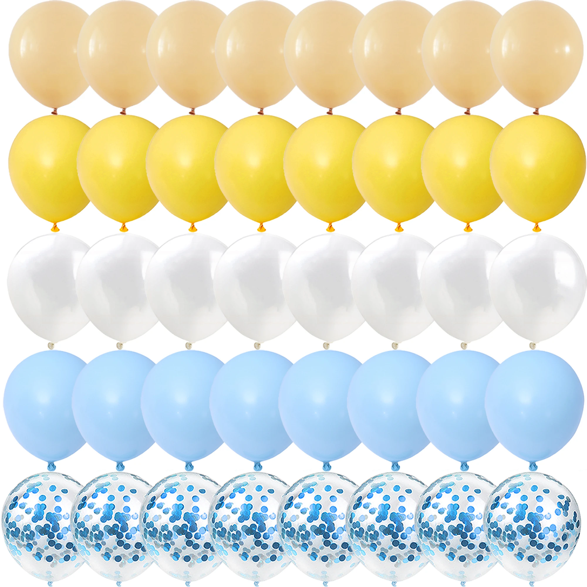 40PCS Agate Blue Night Blue Balloons Gender Reveal Wedding Valentine\'s Day Baby Shower Birthday Globos Party Decorations