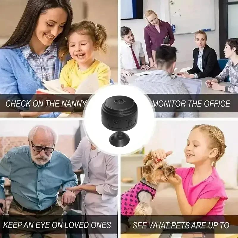 720P HD A9 Mini IP WiFi Camera Intelligent Home Security Monitor With Mobile Remote Application Wireless Indoor Outdoor Surveill