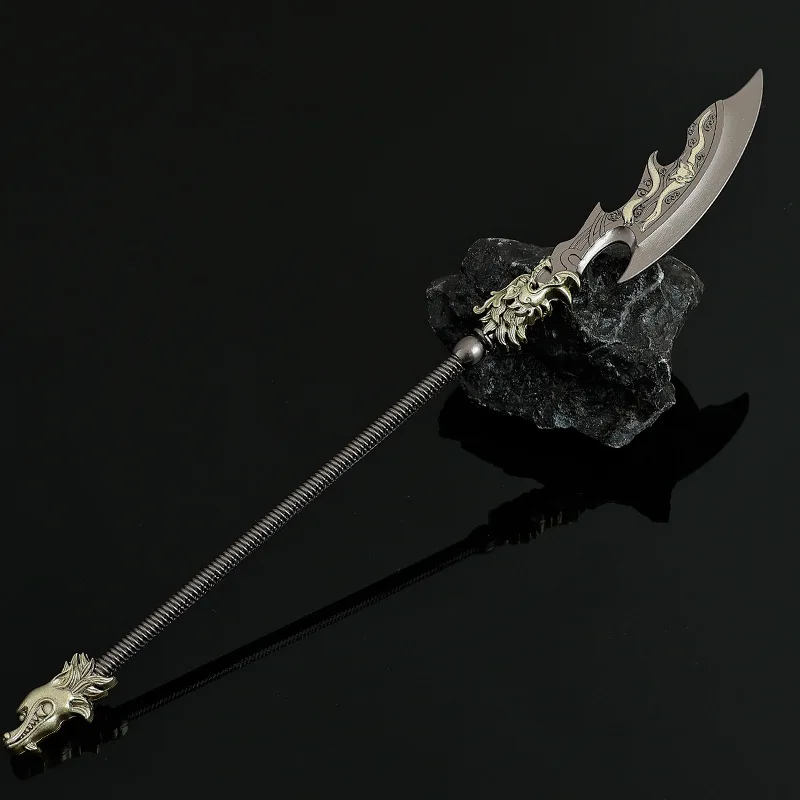 22 سنتيمتر/8.66in الساموراي سكين سلاح الدعائم تأثيري أنيمي الأجهزة الطرفية نموذج معدني مضحك تحصيل الهوايات الأولاد ألعاب خارجية الرياضة