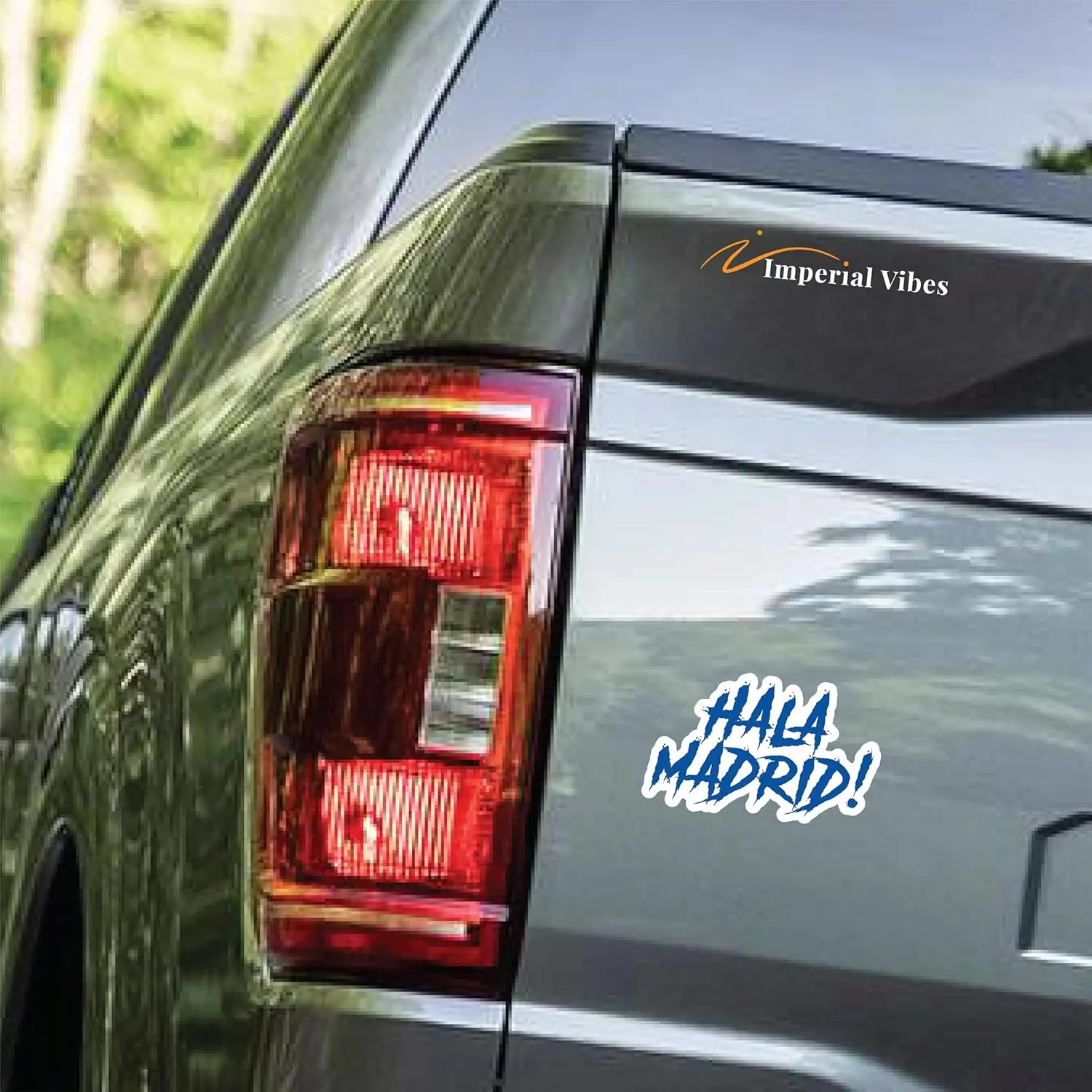3 قطع IMPERIAL VIBES - ملصق كرة القدم Hala Madrid - ملصق مقاوم للماء للجوال وزجاجة المياه - ملصق نافذة قابل للإزالة #5