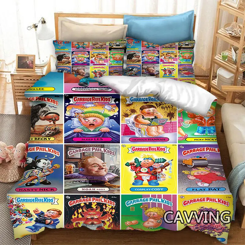 

Garbage Pail Kids 3D Printed Bedding Set Duvet Covers & Pillow Cases Comforter Quilt Cover (US/EU/AU Sizes) K01