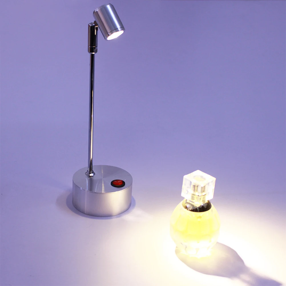 

LED Spotlight for Cabinet Display Showcase Lighting High Brightness Lamp Metal Stake Durable Safe Residential Commercial Jewelry