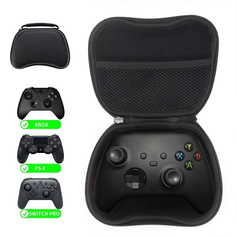 Travel Controller Case compatible with Switch Pro Controller PS5/PS4 Controller Xbox Controller Compact Hard Shell Carrying Case