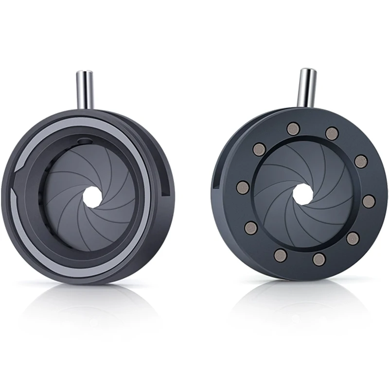 Adjustable Aperture 1-12MM Manual Zoom Optical Iris Diaphragm Condenser for Camera Microscope Adapter With 10 Blades