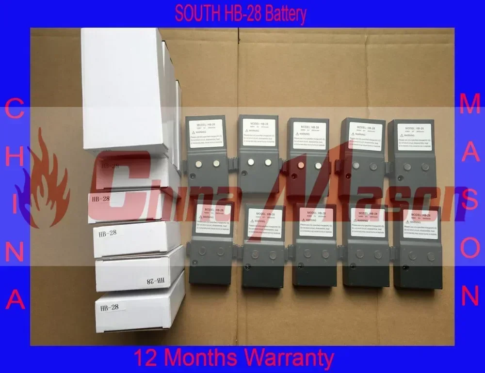 

100% Brand new South HB-28 HB28 Battery for NTS-302, NTS-312, NTS-332 series/Horison Total Station
