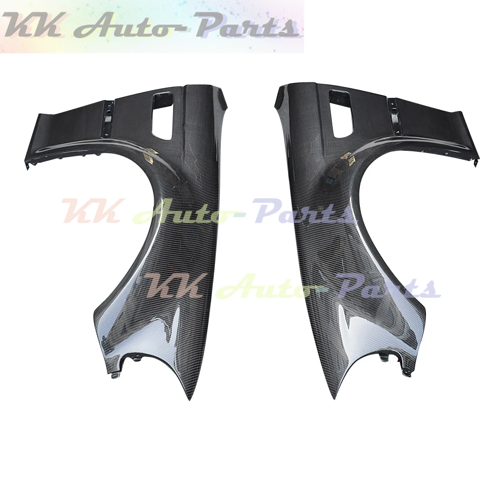 For BMW 3 Series E46 M3 1998-2004 Carbon Fiber Front Side Bumper Fender Air Intake Vent Spiltter Body Kits