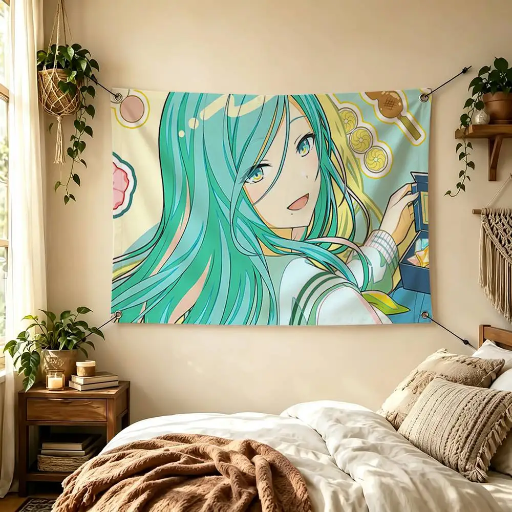 PJSK S-Shizuku P-Project Sekai Flags for Bedrooms Home Decor Items Outdoor Decors Garage Decoration Flaga