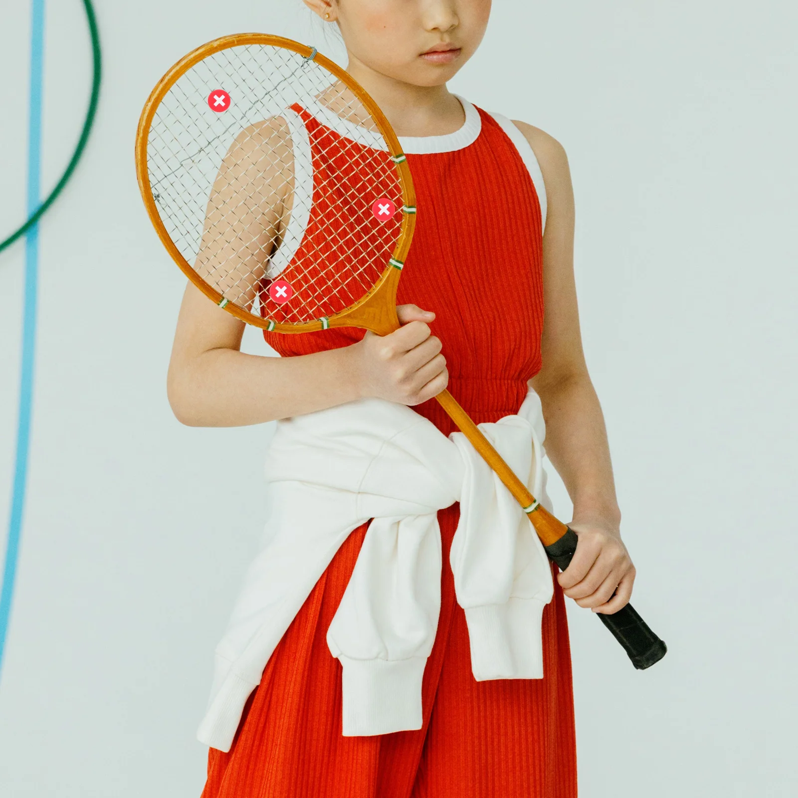 

5Pcs National Flag Tennis Racket Dampeners Silicone Vibration Dampening Absorbers Easy Install Racket Shocks Absorber Accessory