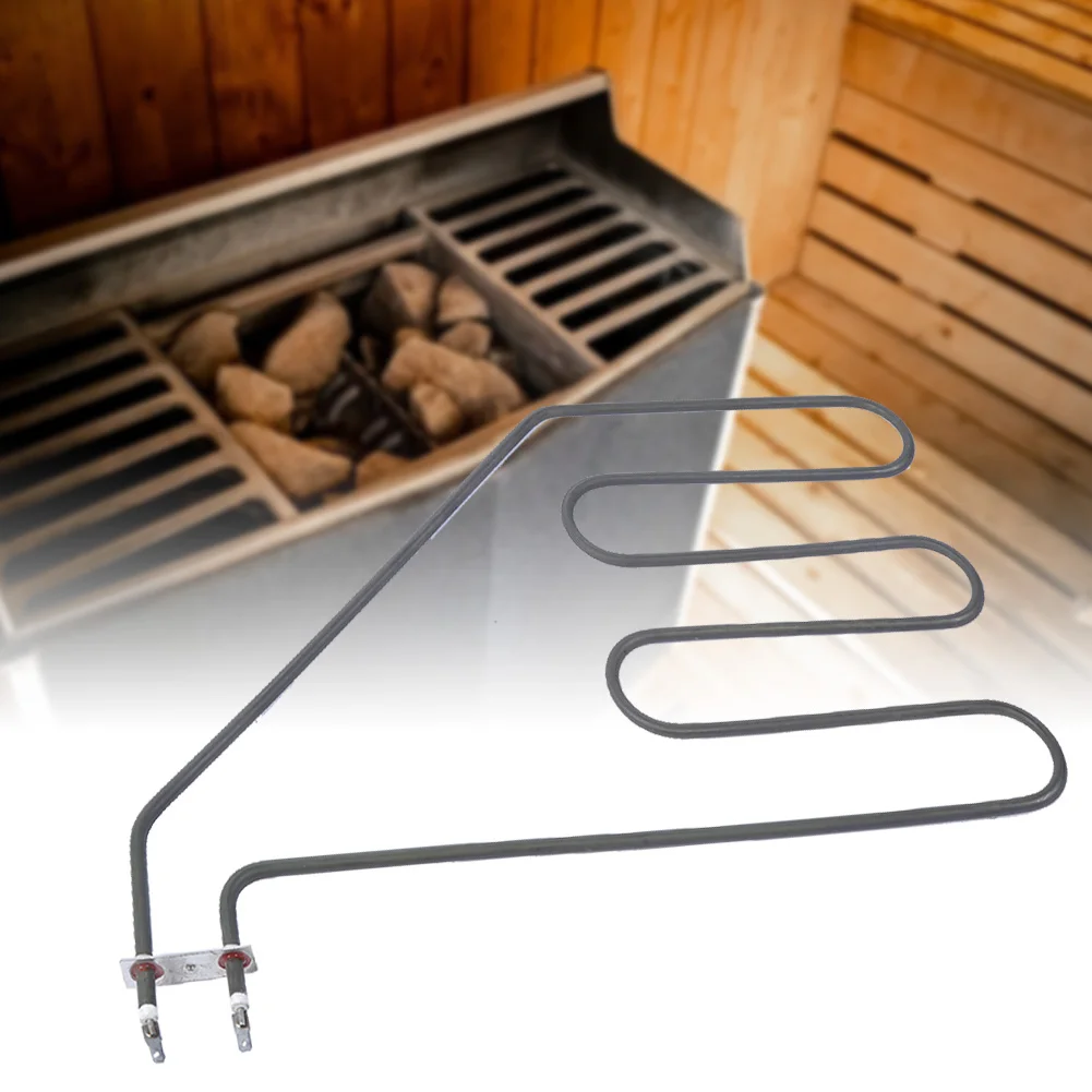 Electric Heating  for Sauna Stove Stainless Steel Straight Heat Sauna Heating  Component Heating Tube Sauna Tube