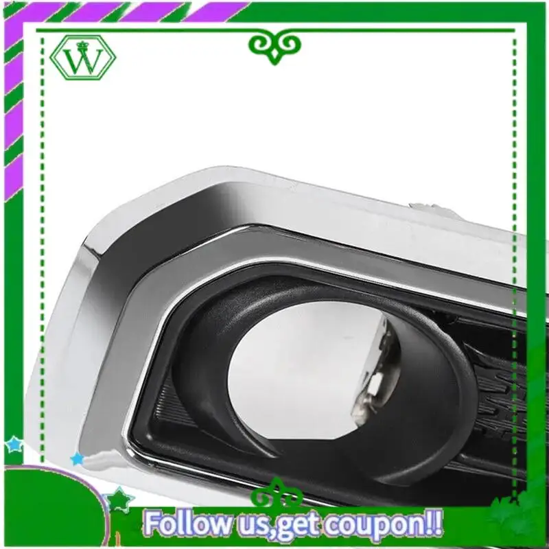

AC34-1Pair Car Front Bumper Fog Lamp Trim Cover Fog Light Grille Frame For Toyota 4Runner Limited 2014-2021 Parts Accessories
