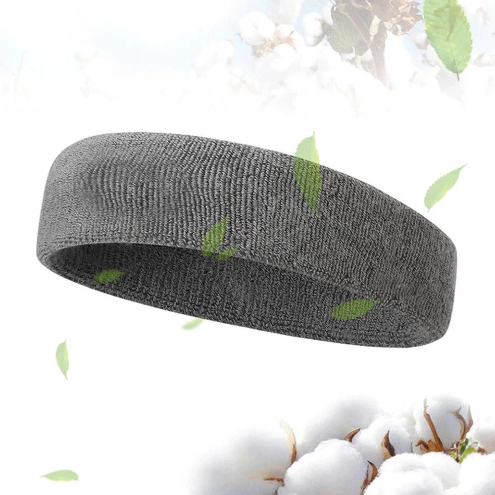 Unisex Sport Sweatband Headband for Men Women Unisex Yoga Hairband Gym Stretch Head Bands Strong Elastic Fitness Basketball Band