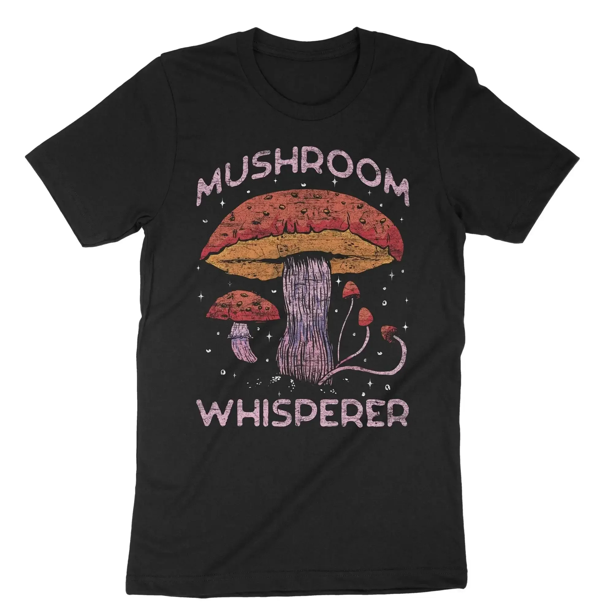 Mushroom Whisperer Fungi T Shirt Psychodelic Clothes Shroom Trip Psilocybin