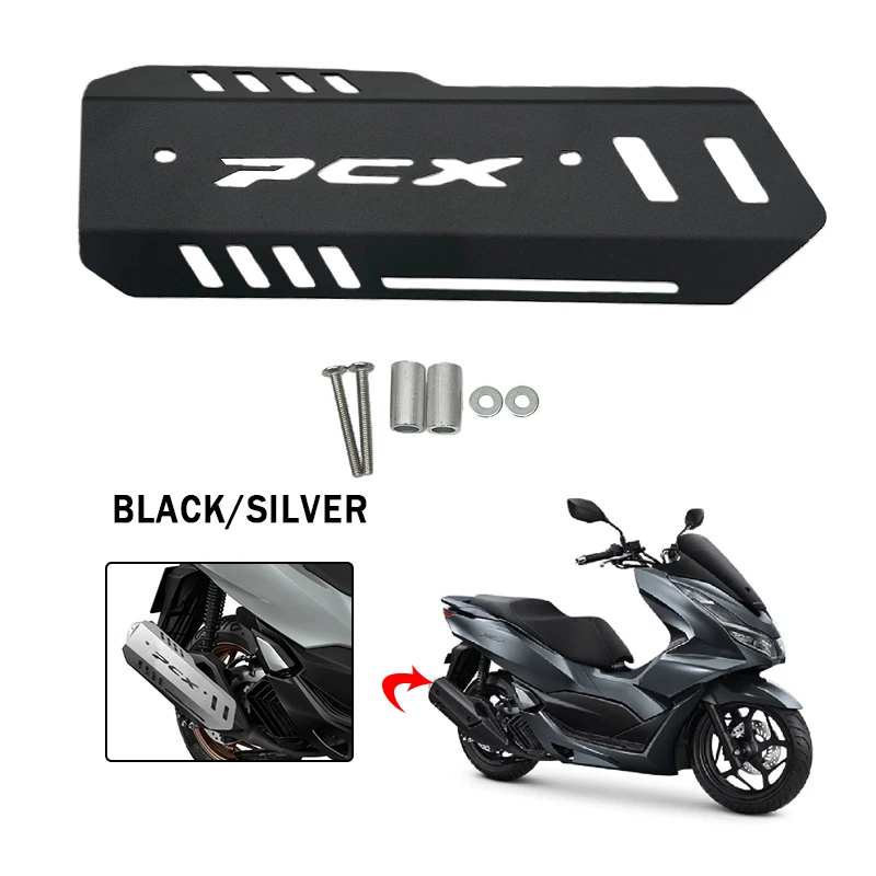 

ДЛЯ HONDA PCX 160 PCX 160 pcx160 защита выхлопной трубы мотоцикла теплозащитный экран защита от ожогов крышка PCX160 аксессуары