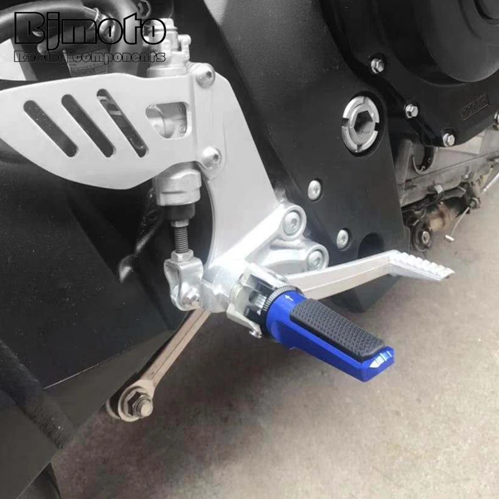 Motorcycle Front Foot Pegs Rider Pedal Footrest For YAMAHA FJR1300A/AS FZ6 FAZER MT-07 MT07 MT-09 MT09 SP MT 09 07 TRACER GT