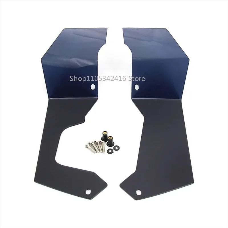 Motorcycle Transparent Side Windshield For Honda VFR1200X Crosstourer Wind Deflector Shield