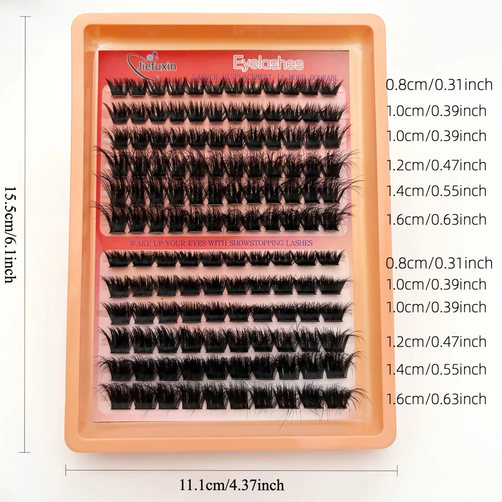 DIY Wimpernverlängerungen für den Heimgebrauch, 8D Fluffy D Curl Wispy Cluster Wimpern, gemischte Längen, wiederverwendbare falsche Wimpern – Detail 4