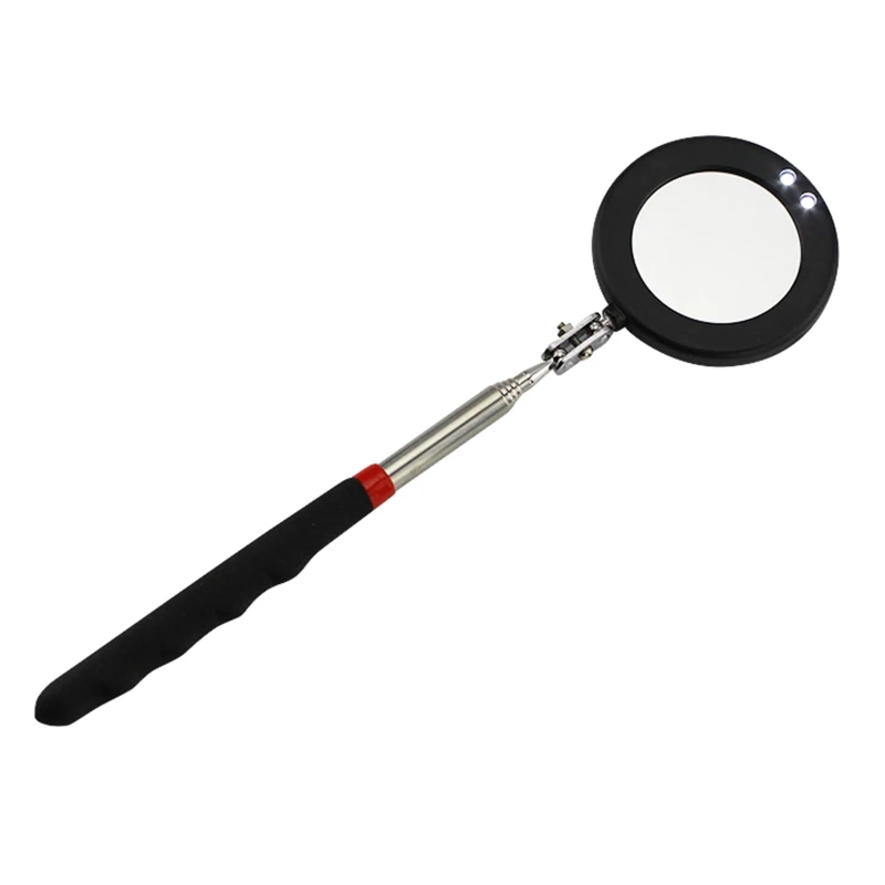 LED Lighted Flexible Inspection Mirror Mirror Inspection Tool for Checking Auto