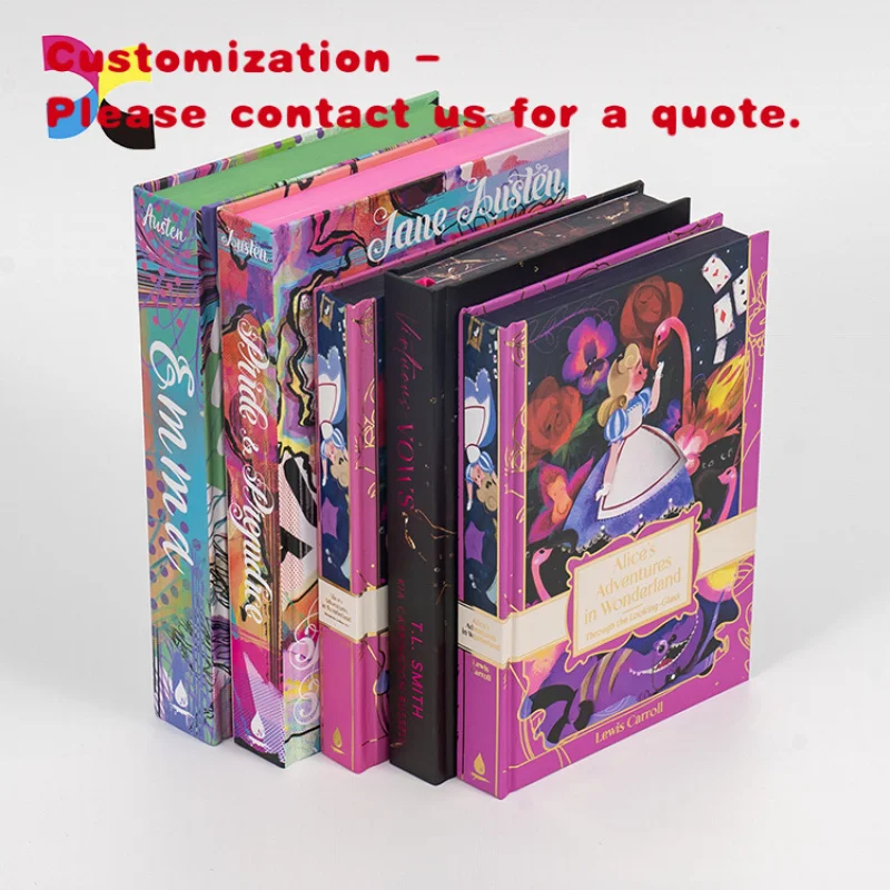 

custom.Customizable Hard Cover Book Printing Binding Offset Printing on Fancy Paper Cardboard Writing & Packing