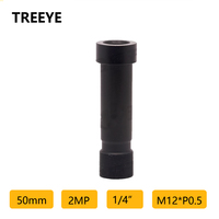 HD 2MP 50mm M12 Lens 2.0Megapixel CCTV Lens Security Camera Lens Long Distance View Focus Action Camera Drones Telephoto Lens