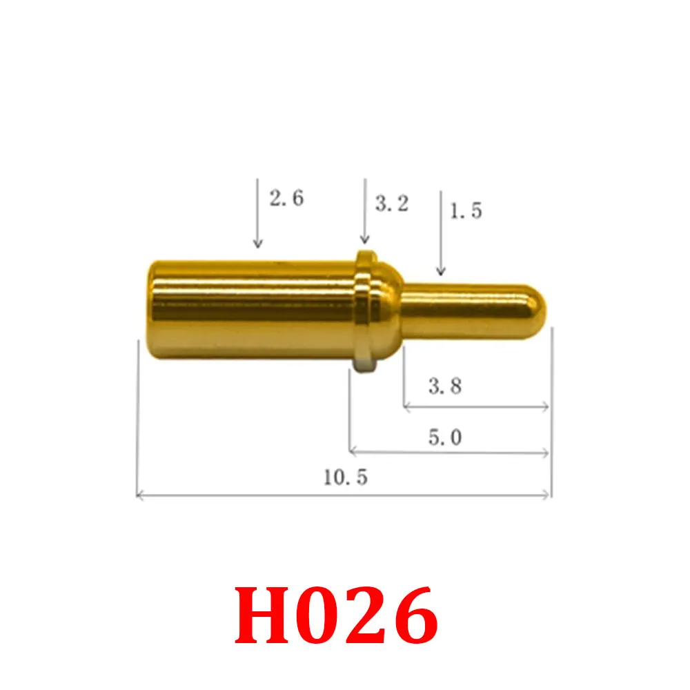 YUXI 1PCS High Current Spring Loaded Pogo Pin Male Female Connector Power Heavy Current Battery Connector POGOPIN Header Charge