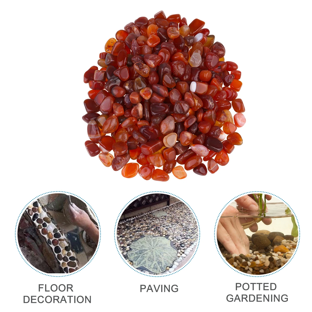 

Yuhua Stone Decoration Fish Tank Decorations Ornament Aquarium Gravel Potted Plant