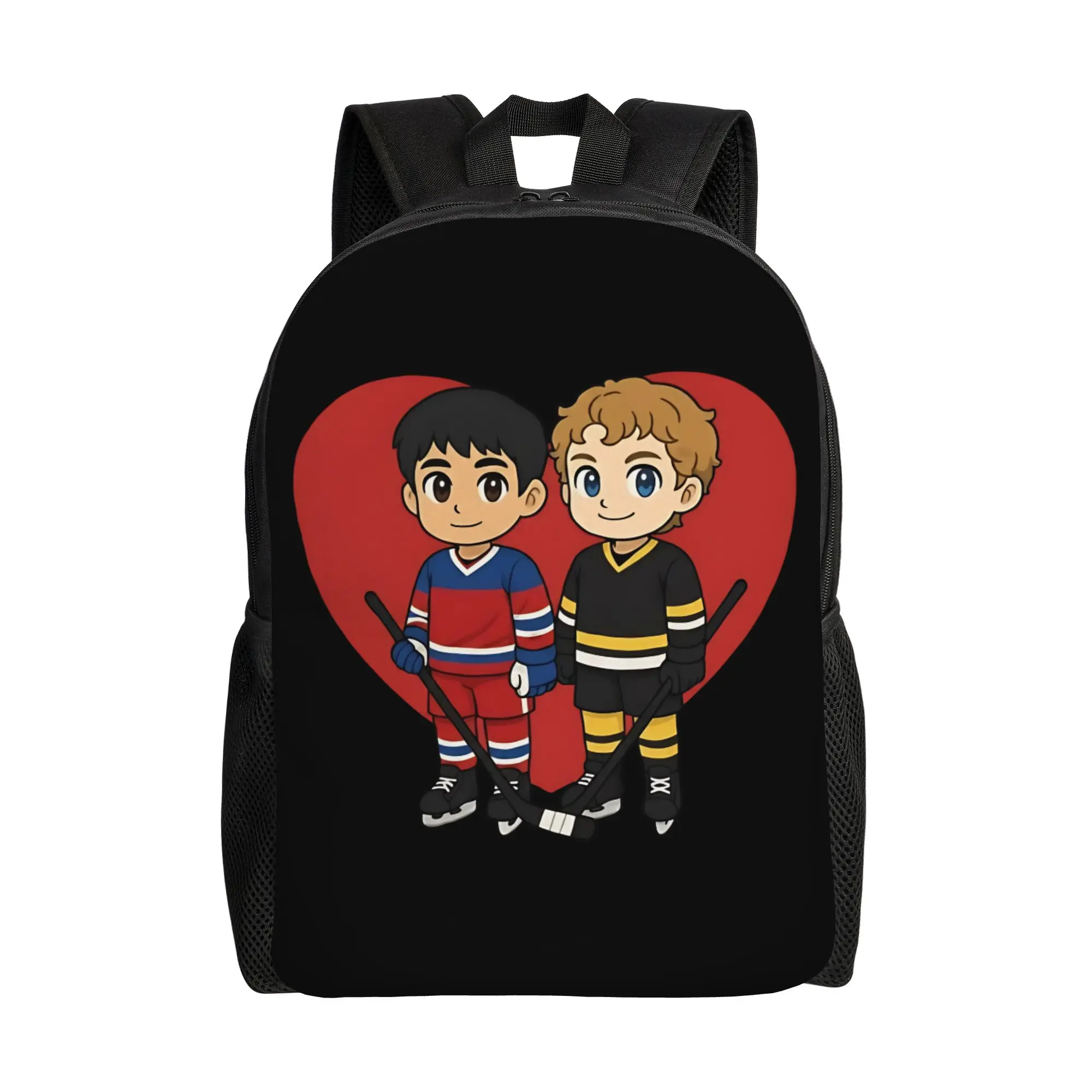 

Shane Hollander & Ilya Rozanov Anime Backpack Casual Student Work Daypack Heated Rivalry Laptop Computer Canvas Bags Lightweight